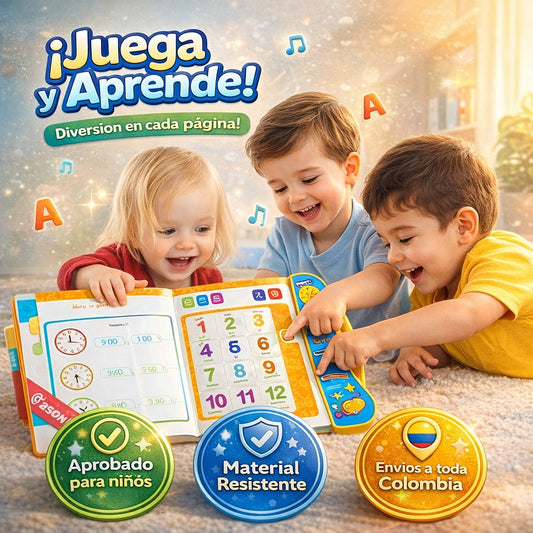 Libro Didáctico Con Música Ingles y Español